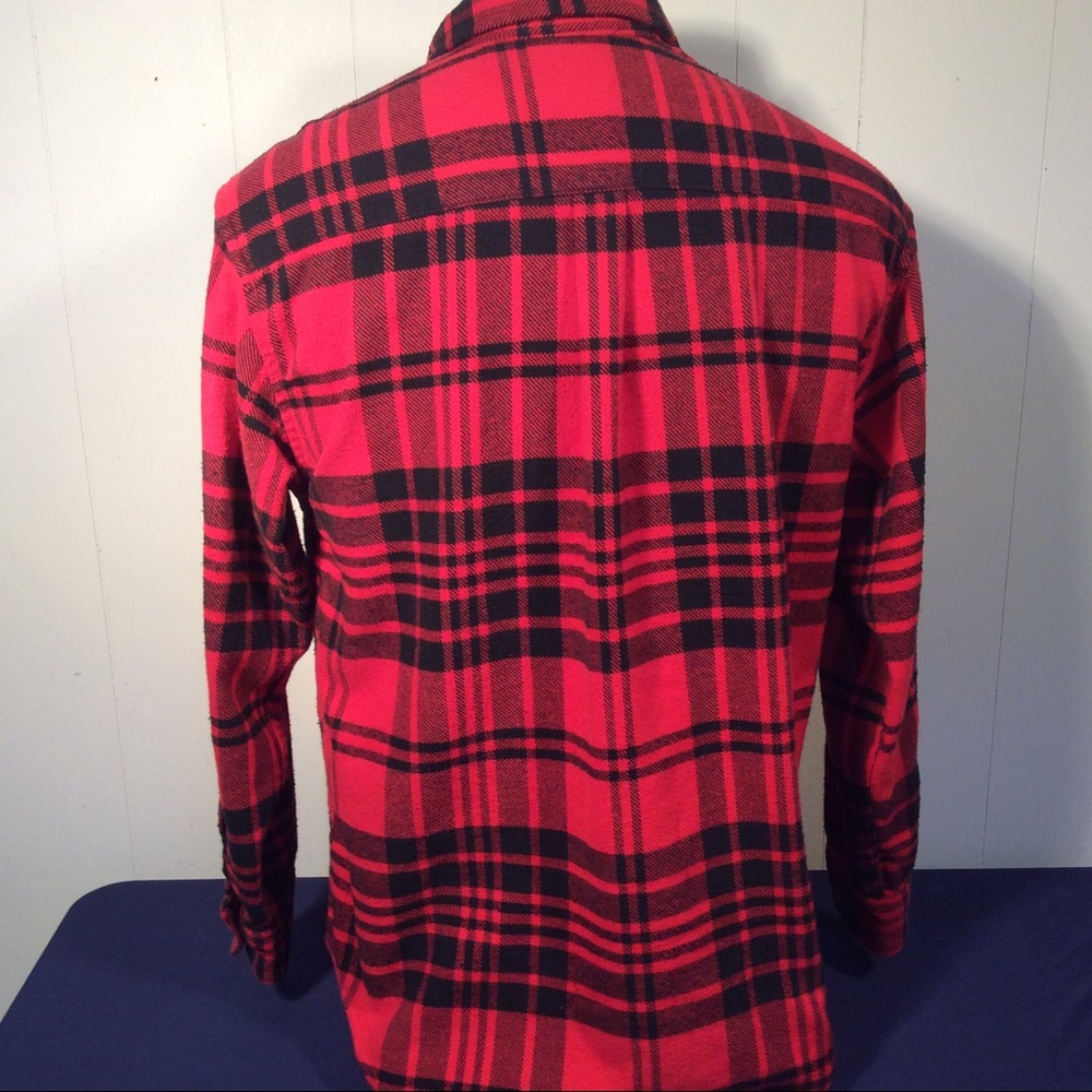 Buffalo Plaid Mens Flannel Shirt made by GAP size medium - Picture 3 of 6